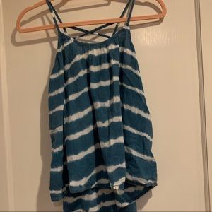 Nordstrom Indigo Stripped Tank Top